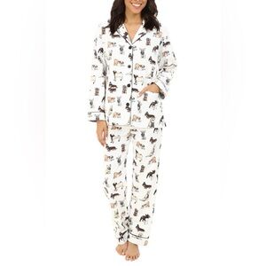 Dog Lover Flannel Pajama Sets, M/L